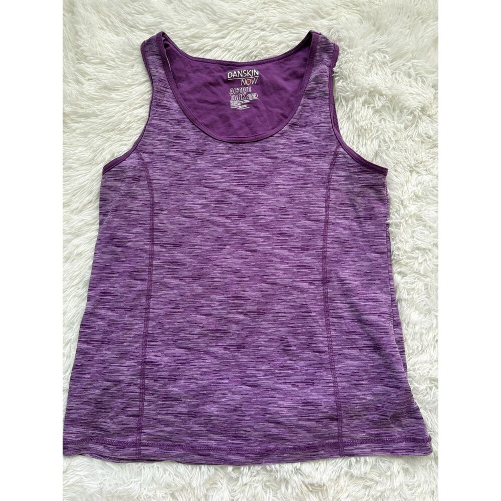Danskin Now “ Active Tank” Women’s XL Purple Knit Sport Top. Comf